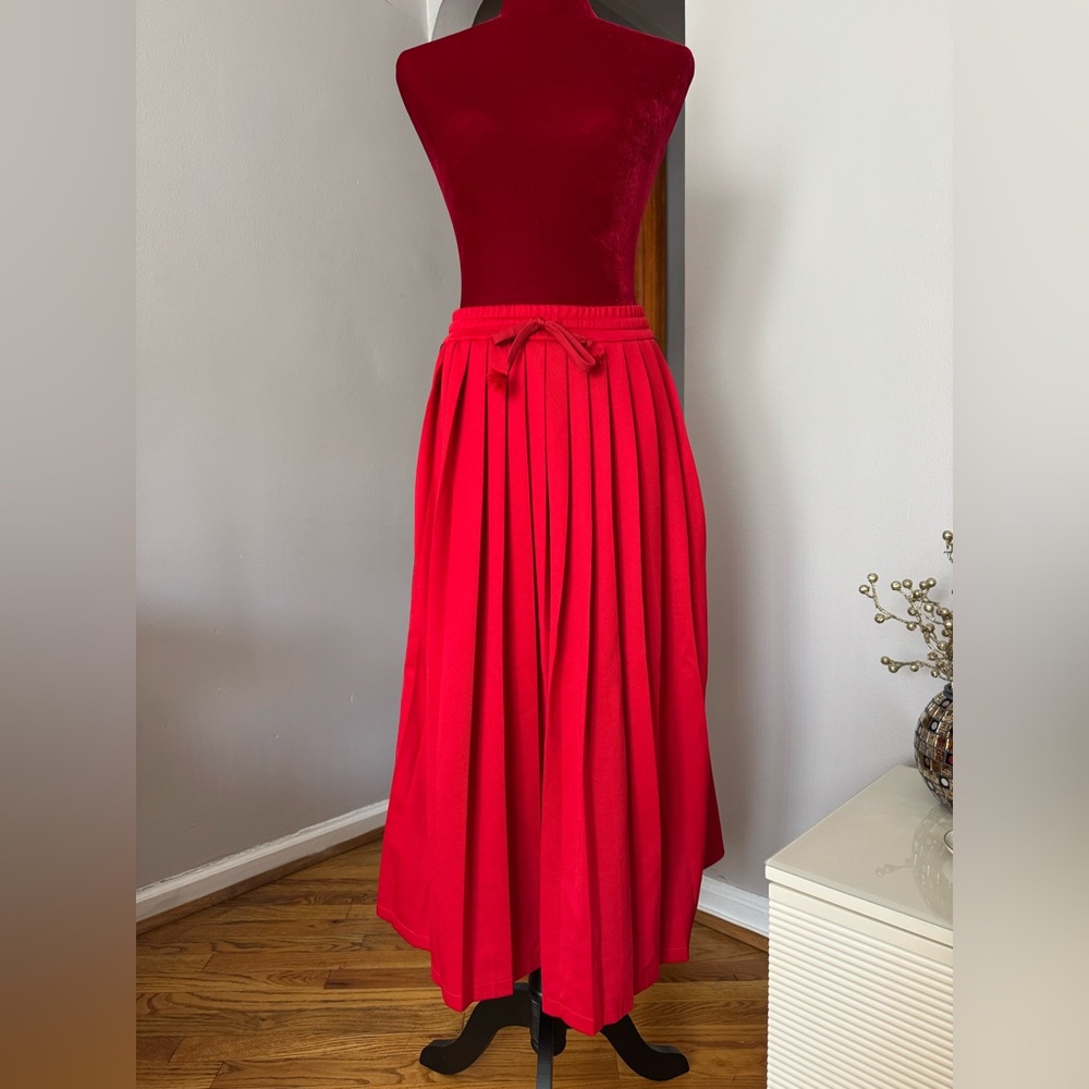 Gucci Grosgrain Trim Midi Length Skirt